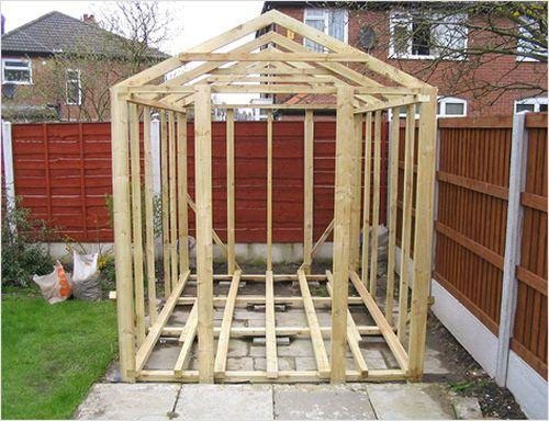 Как построить сарай на даче своими руками с фото