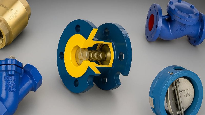  Межфланцевый обратный клапан