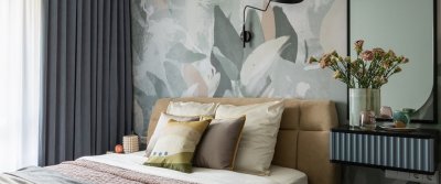 Обои флизелин для стен гостиной и спальни: идеи дизайна и сочетания цветов