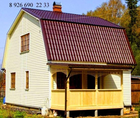 Замена кровли на даче