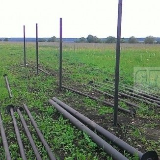Винтовые сваи для фундамента под забор