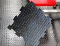 Модульное армированное промышленное напольное покрытие из резины РезиПлит – Double