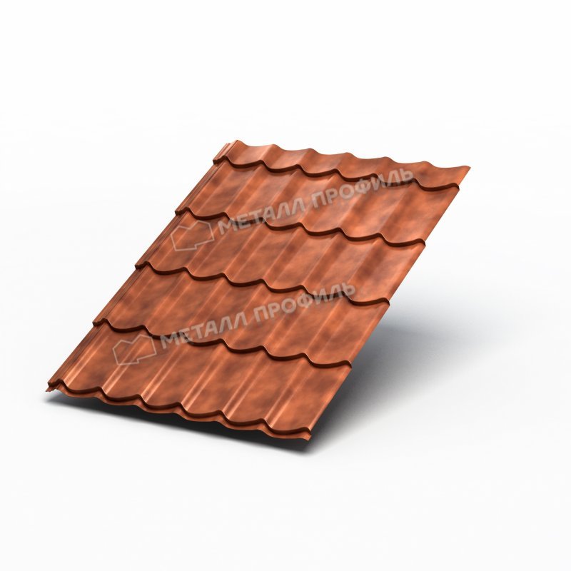 Металлочерепица МП Ламонтерра X
(КЛМА-02-Anticato-0.5)