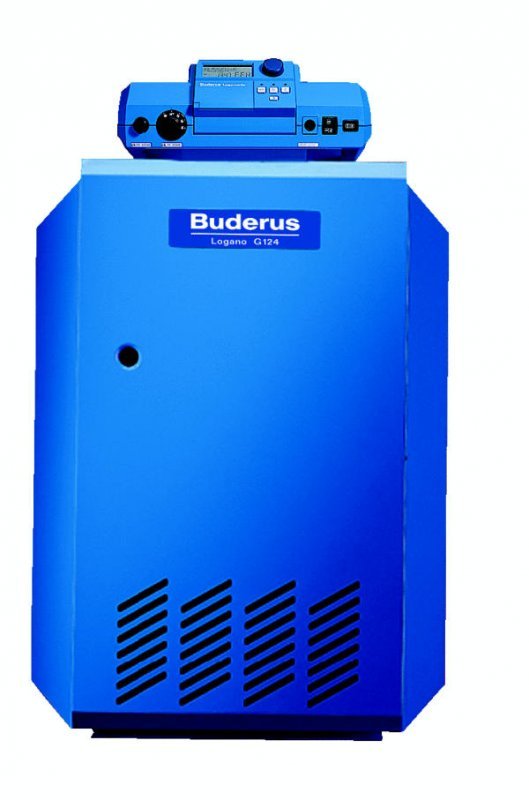 Газовый низкотемпературный чугунный атмосферный котел Logano G234 WS (38-55 кВт), Buderus