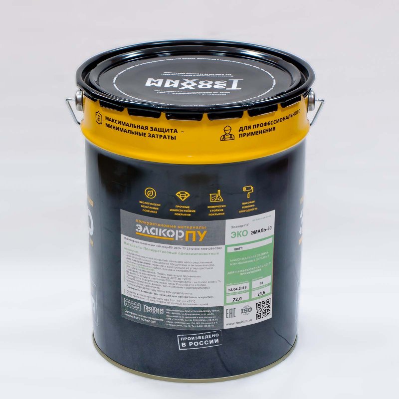 Т1/Б АСТ-7 - Антистатический Безыскровый ПУ-Цем. пол Однокомпонентная полиуретановая краска «Элакор-ПУ Эко Эмаль-60». Для устройства "пищевых" покрытий, находящихся в прямом контакте с пищевыми продуктами и питьевой водой, при температуре до +40°С. Для бетонных и металлических поверхностей. Минимальный объем покупки - 10 кг. В зависимости от объема покупки, цена за 1 кг материала определяется по следующей шкале: 10-39кг по 325 руб. 40-199кг по 311 руб. 200-499кг по 303 руб. 500кг-1тн по 295 руб. 1тн-3тн по 290 руб. от 3тн по 285 руб. По независящим от производителя причинам цены могут быстро измениться. Уточняйте, пожалуйста, заказ у менеджера. Обращайтесь!