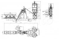 Бетонный завод HZS30 (HZS25