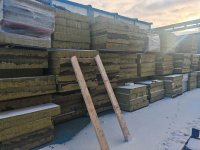 Сендвич-панели б/у 200 мм с каменной ватой