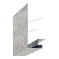 Планка откоса сложная 3D 245х75х3000 (ECOSTEEL_MA-01-Беленый
Дуб-0.5)