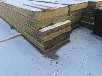 Сендвич-панели б/у 200 мм с каменной ватой