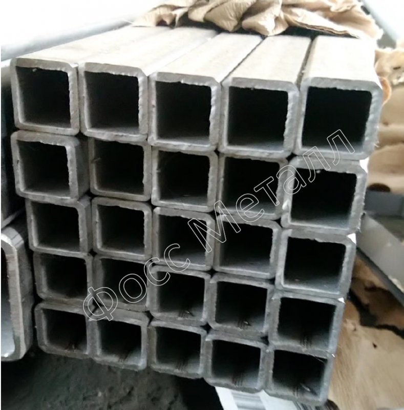 Труба нержавеющая матовая профильная AISI 316L　в наличии