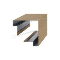 Планка угла наружного сборная верхняя 3D Woodstock
83х30х3000 (ECOSTEEL_MA-01-Сосна-0.5)