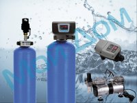 Комплект очистки воды от железа с компрессором AS-19 и автоматикой Runxin