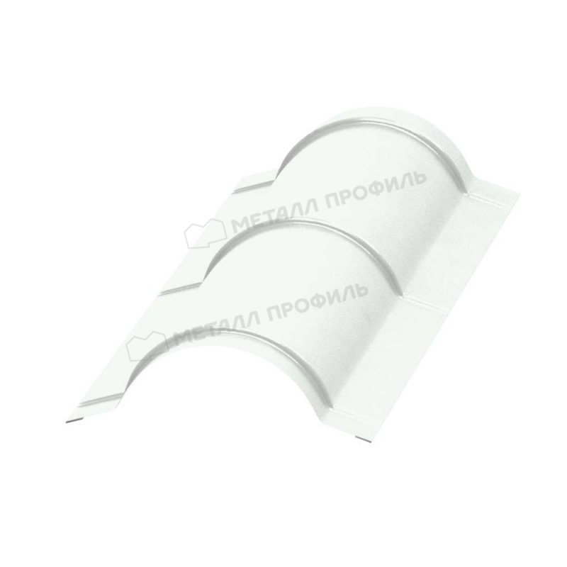 Планка конька круглого R110х2000 NormanMP
(ПЭ-01-9003-0.5)