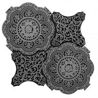 Мраморная мозаика Skalini Pantheon PFL Black 24,4х24,4