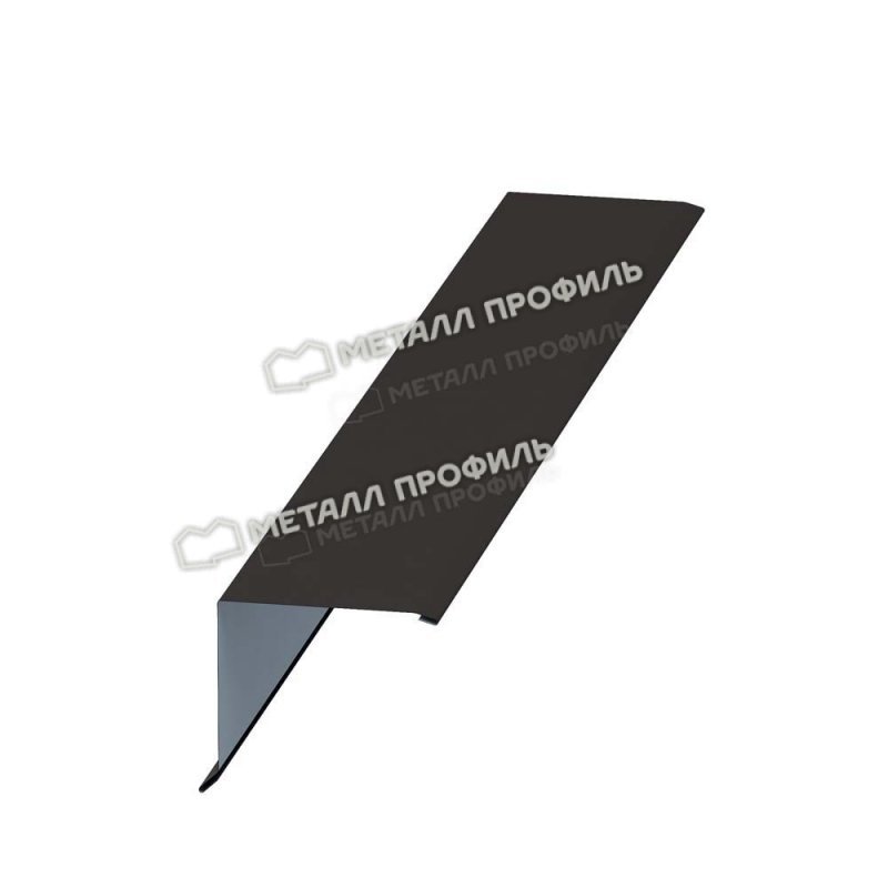 Планка торцевая 135х145х2000 (VALORI-20-Violet-0.5)