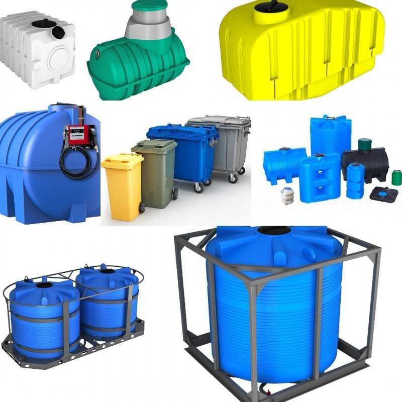 Пластиковые ёмкости для хранения воды и топлива