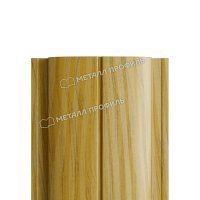 Штакетник металлический МП ELLIPSE-T 19х126
(ECOSTEEL_ТД-01-ЗолотойДуб-0.5)