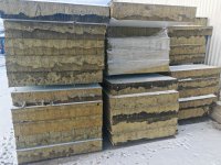 Сендвич-панели б/у 200 мм с каменной ватой