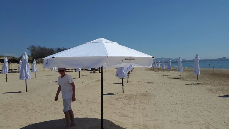 Зонт для кафе, пляжа, торговли круглый 3,0 м.