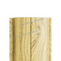 Штакетник металлический МП ELLIPSE-T 19х126
(ECOSTEEL_MA-01-Сосна-0.5)