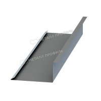 Планка примыкания нижняя 250х122х2000
(ПЭ-01-9006-0.5)