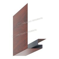 Планка откоса сложная 3D 245х75х2000
(ECOSTEEL-01-МореныйДуб-0.5)