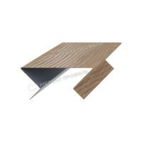 Планка угла наружного сборная нижняя Woodstock 70х28х3000
(ECOSTEEL_T-01-Сосна-0.5)