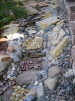 природный камень для ручьев и водоемов