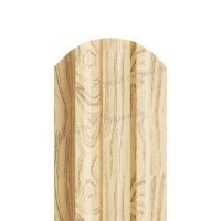Штакетник металлический МП LАNE-O 16,5х99
(ECOSTEEL_MA-01-Сосна-0.5)