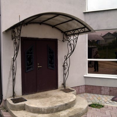 Кованые козырьки