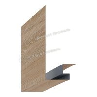 Планка откоса сложная 3D 245х75х3000
(ECOSTEEL_T-01-Сосна-0.5)