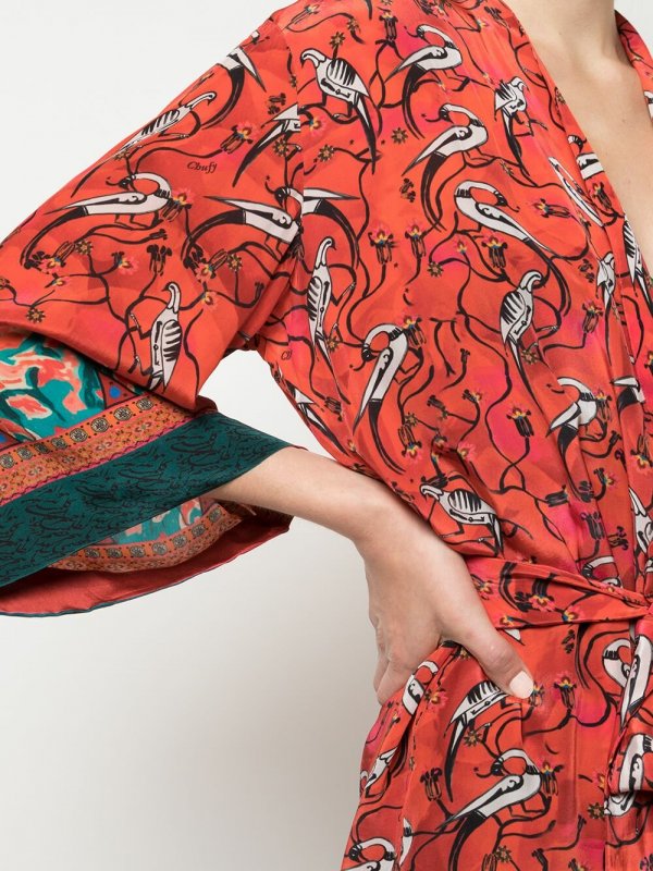 Chufy халат Najima с принтом