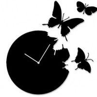 Настенные часы "Порхающие бабочки"