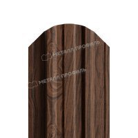 Штакетник металлический МП TRAPEZE-O 16,5х118
(ECOSTEEL_MA-01-МореныйДуб-0.5)