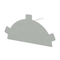Заглушка конька круглого простая NormanMP
(ПЭ-01-9003-0.5)