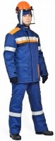 Костюм летний ДУГА-42k (СП03-Л/42V), т.синий/оранжевый 50 Факел