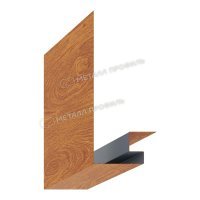 Планка откоса сложная 3D 245х75х2000
(ECOSTEEL_T-01-Кедр-0.5)