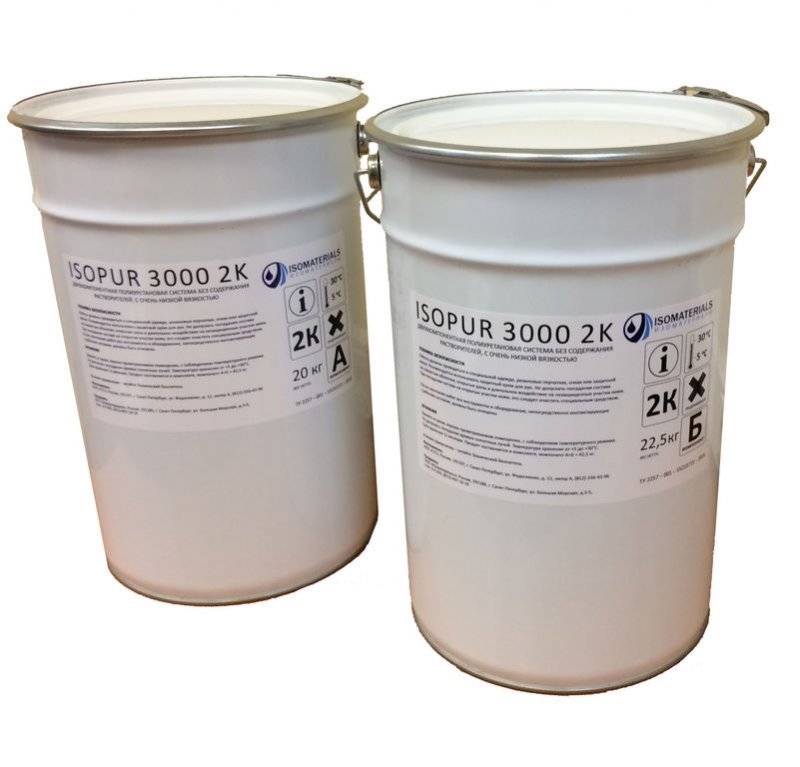 ISOPUR 3000 2K -двухкомпонентная эластичная полиуретановая инъекционная смола