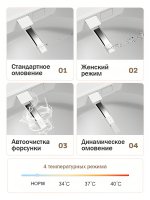 Умный унитаз Y4 / Белый / белый дисплей Артикул: Y4-WD