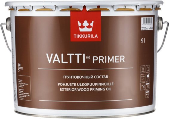 Tikkurila Valtti Primer грунтовочный антисептик для древесины 9л