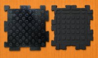 Литая резиновая плитка PUZZLE-20, 20 мм — вулканизированное покрытие «Монета»