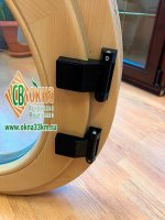 Круглые деревянные окна