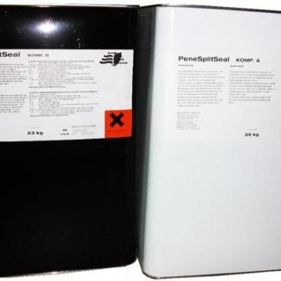 ПенеСплитСил (PeneSplitSeal) Двухкомпонентная инъекционная полиуретановая смола низкой вязкости. После полимеризации образуется плотный, водонепроницаемый, каучукоподобный полимер.