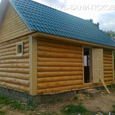 Сруб бани 6х5