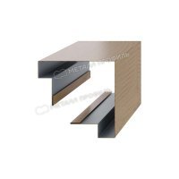 Планка угла наружного сборная верхняя 3D Woodstock
83х30х3000 (ECOSTEEL-01-Сосна-0.5)