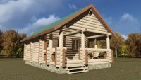 Каталог 50 эскизных проектов деревянных домов