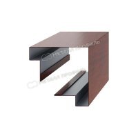 Планка угла наружного сборная верхняя 3D Woodstock
83х30х3000 (ECOSTEEL-01-МореныйДуб-0.5)