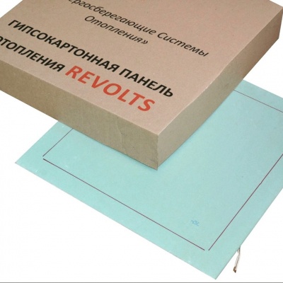 Гипсокартонные панели отопления Револтс
