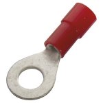 260254 Кабельный наконечник изол., кольцевой 0,5-1,0мм2 М3,5
(красный) (упак 100 шт) Haupa