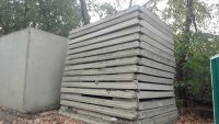 Забор бетонный б/у по-2.3м п6-в панели ограждения